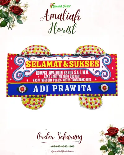 Karangan Bunga Ucapan Selamat di Kadia