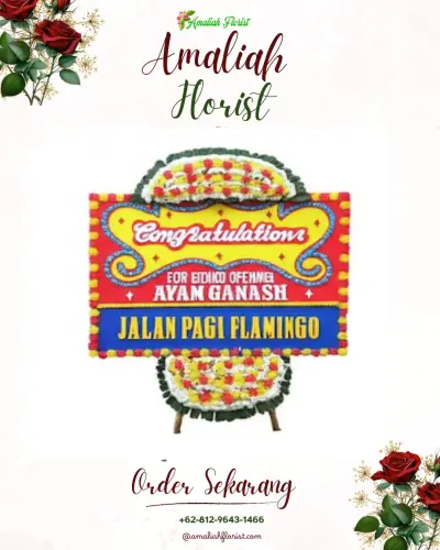 Bunga Papan Congratulation di Kadia